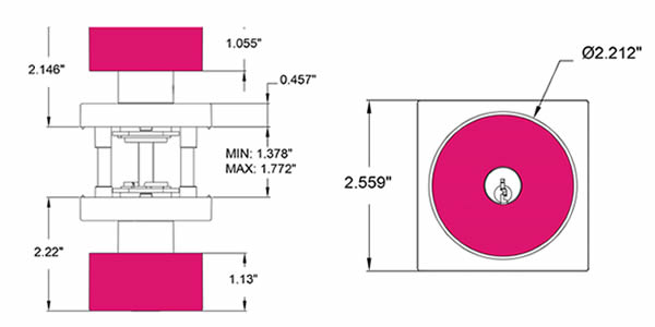 Suana Door Knob Measurements