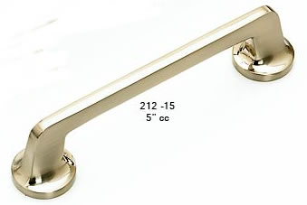 Schaub Northport Round Pull 5 inch cc Satin Nickel