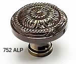 Schaub Antique Light Polish Knob 752-ALP