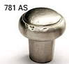 Schaub Antique Silver Round Knob 781-AS