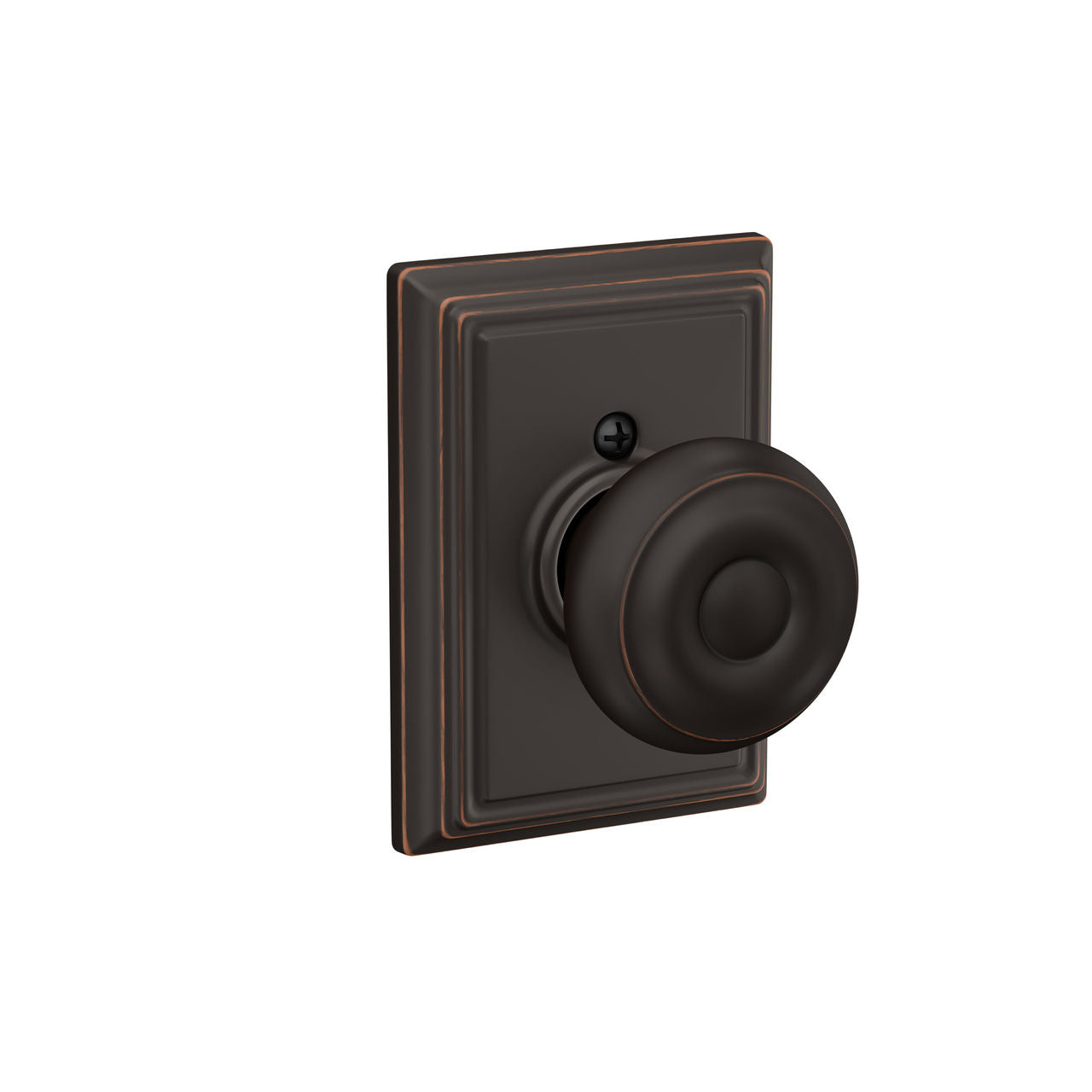 Schlage Georgian Knob with Addison Rosette