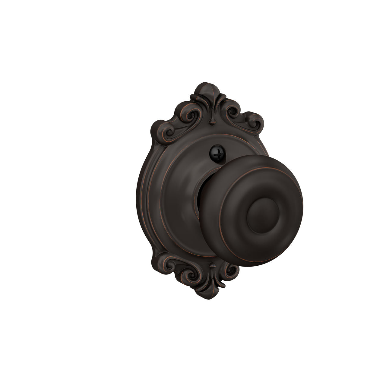 Schlage Georgian Knob with Brookshire Rosette