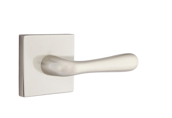 Emtek Basel Lever Handle with Square Rosette