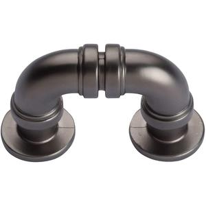 Steam Punk Finger Pull 1 5/16 Inch (c-c) Graphite