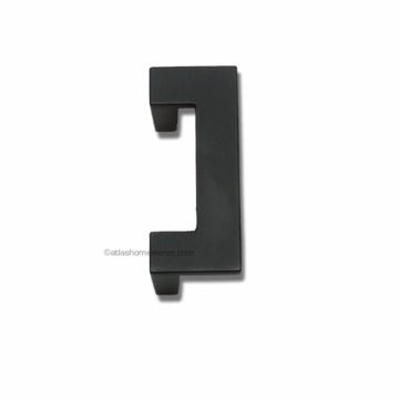 U Turn Pull 2 1/2 Inch (c-c) Matte Black