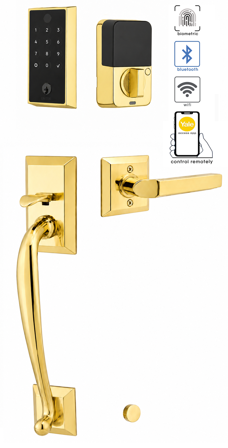 Emtek Franklin Empowered 2 Entry Handleset