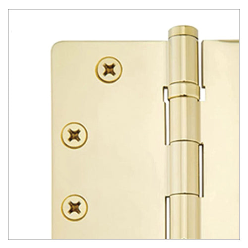 3.5 Inch Commercial Hinges - 1/4 Inch Round Corner