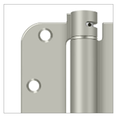 3.5 Inch Spring Hinges with 5/8 Round Corners