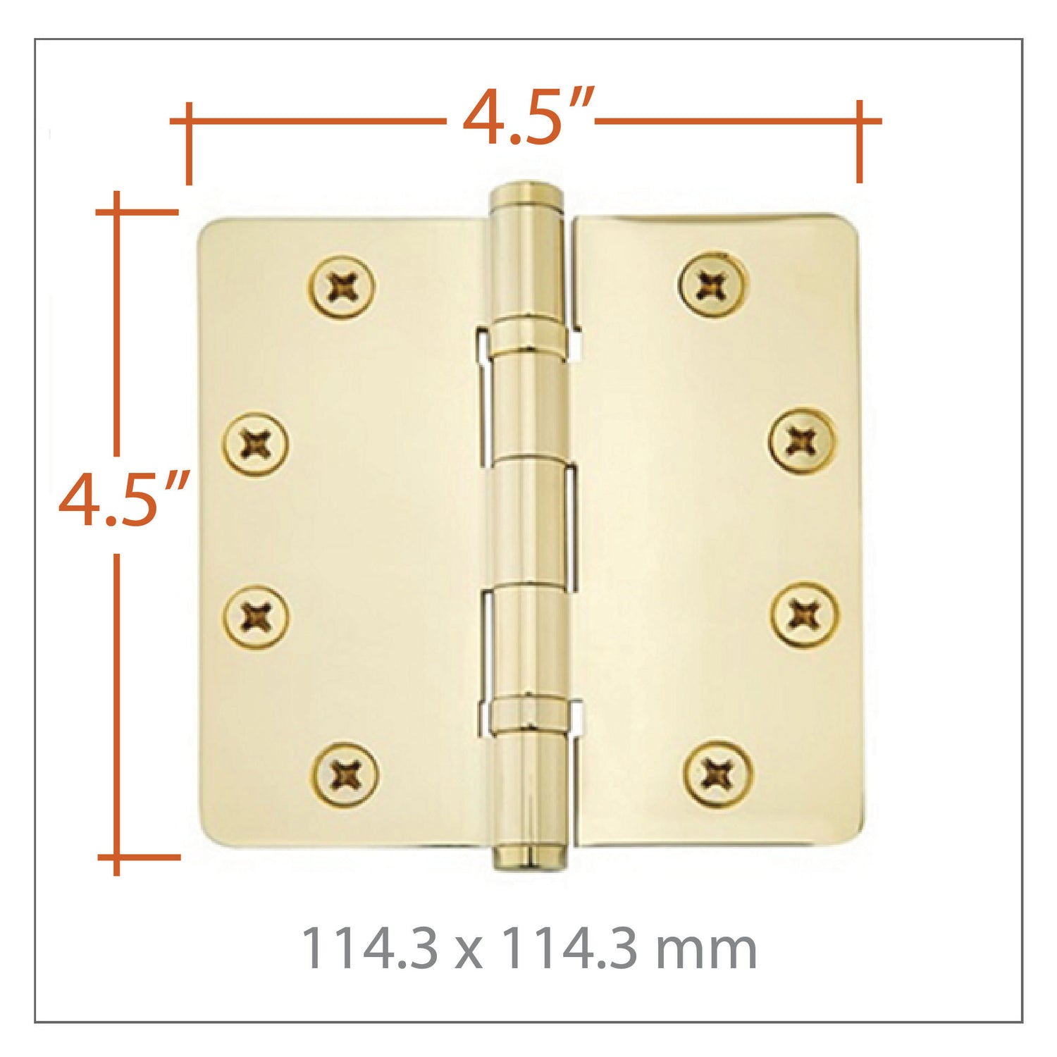 4.5 Inch Ball Bearing Door Hinges