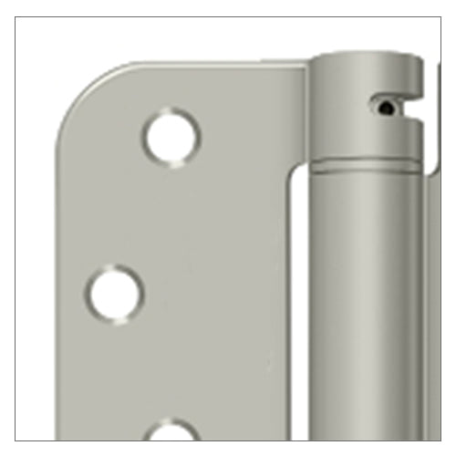 4 Inch Spring Hinges with 5/8 Inch Round Corner