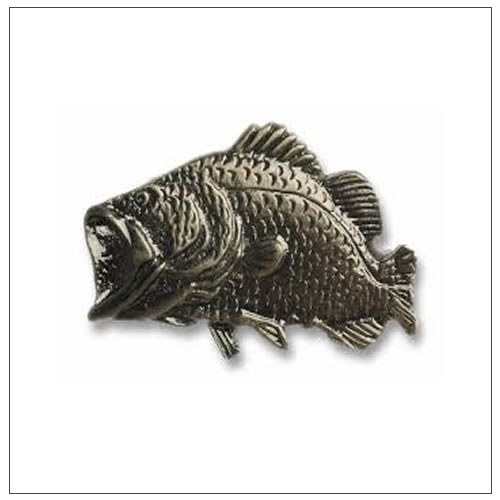 Bass Fish Cabinet Knobs and Cabinet Pulls