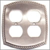 Emtek Brass Rope Switch Plates