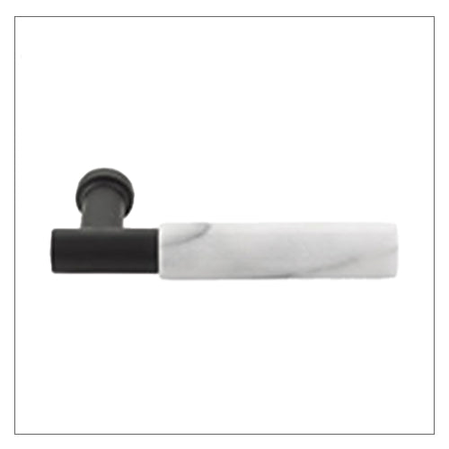 T-Bar White Marble Lever