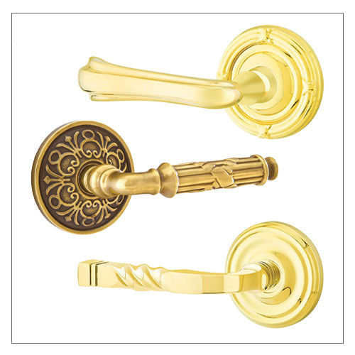 Emtek Brass Series Lever Handles