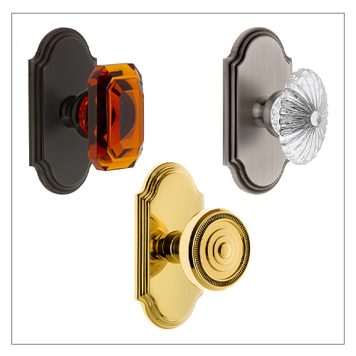 Grandeur Knobs with Arc Plate