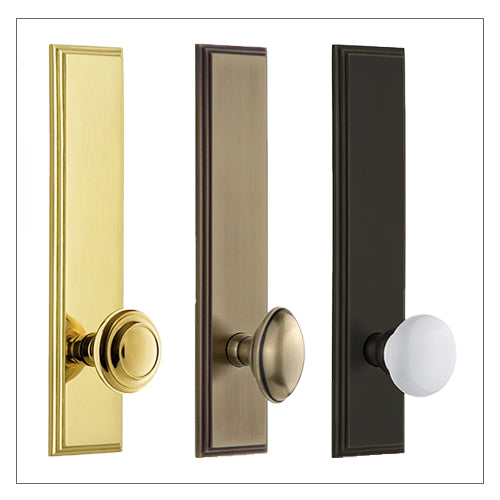 Grandeur Knobs with Carre Tall Plate