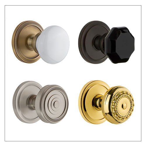 Grandeur Knobs with Circulaire Rosette