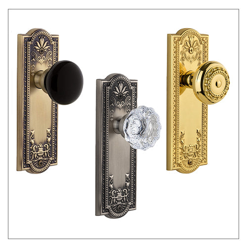 Grandeur Knobs with Parthenon Plate