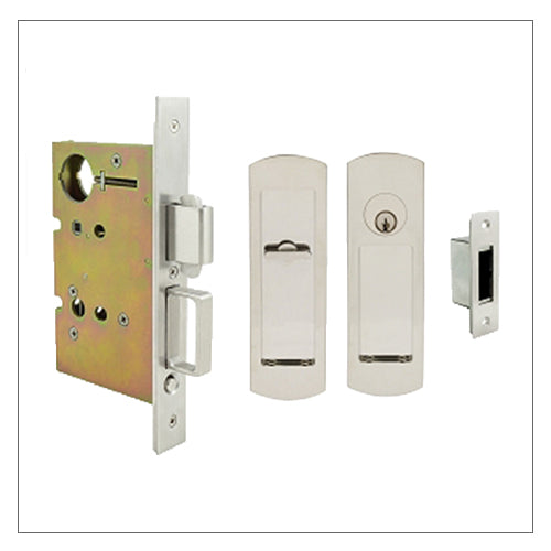 Inox Pocket Door Locks