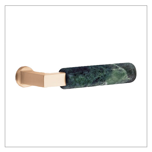 L-Square Green Marble Lever