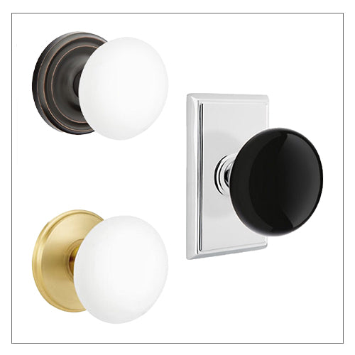 Emtek Porcelain Door Knobs