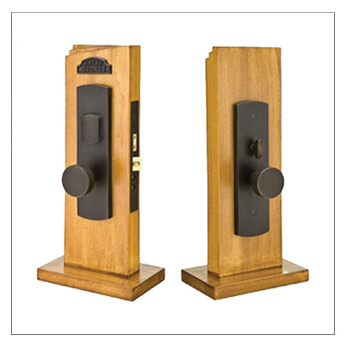 Emtek Sandcast Sideplate Locks