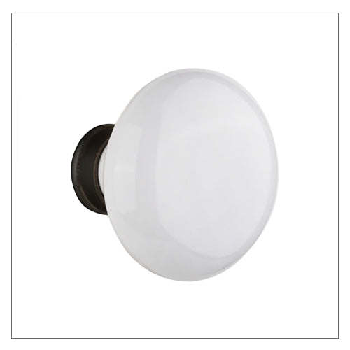 White Porcelain Knob