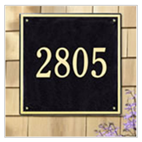 Square Address Plaques