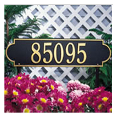 Richmond Horizontal Address Plaques