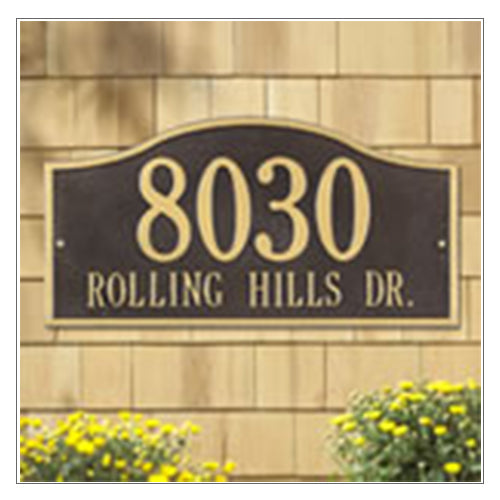 Rolling Hills Address Plaques