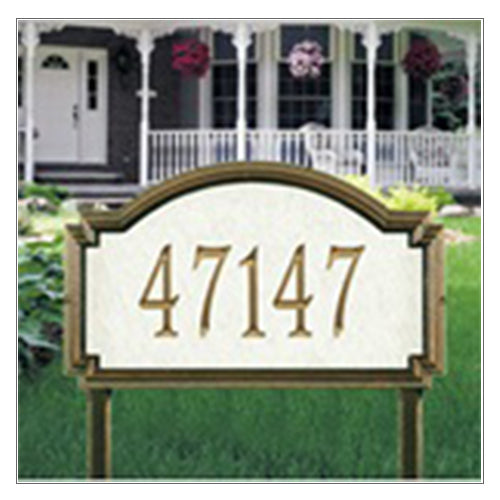 Williamsburg Artisan Metal Address Plaques
