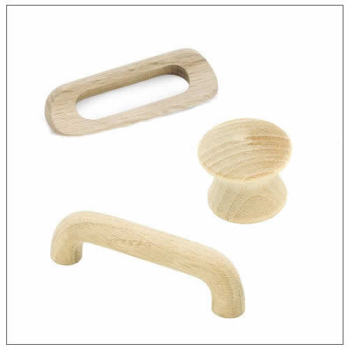 Wood Cabinet Knobs and Pulls