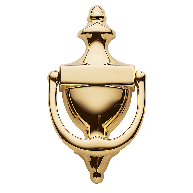 Baldwin Colonial Door Knocker In Polished Brass
