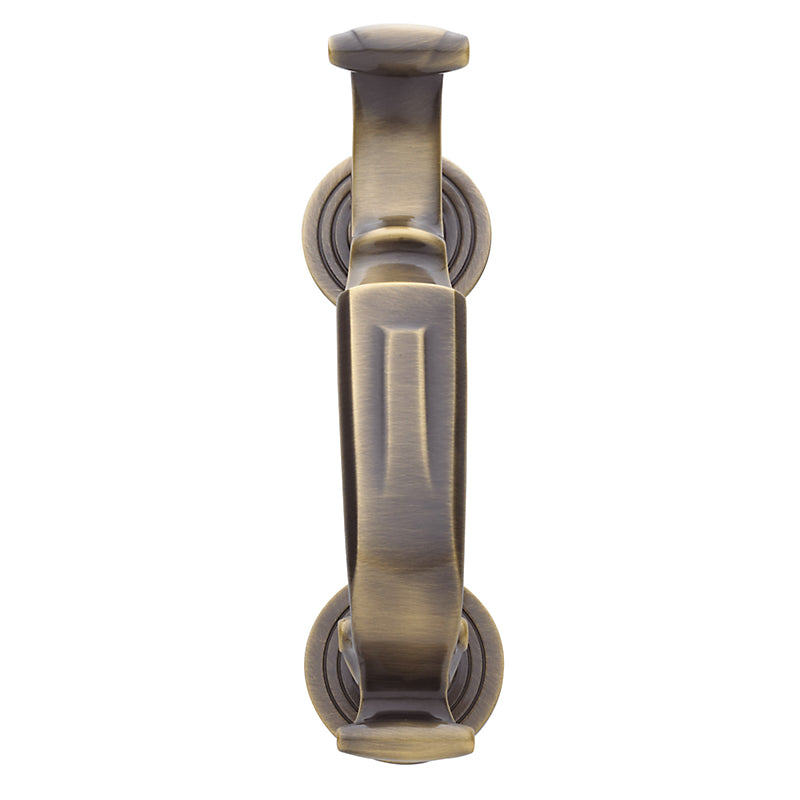Baldwin "S" Door Knocker Satin Brass & Black