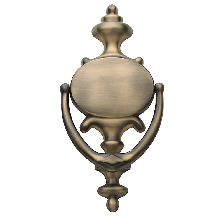 Baldwin Imperial Door Knocker In Satin Brass & Black