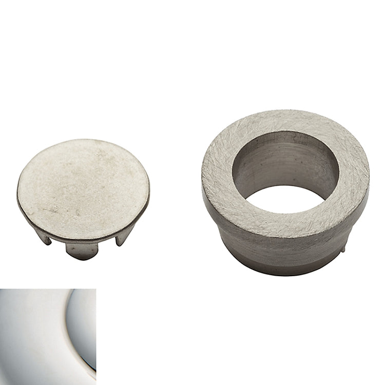 Baldwin Estate 0407 Emergency Trim with Cover - Lifetime Polished Nickel