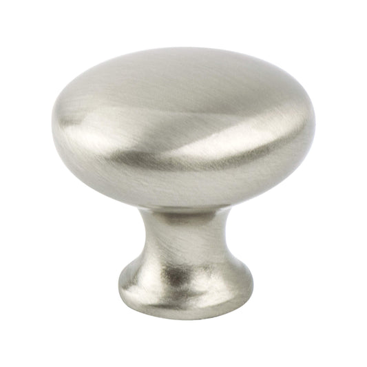 Berenson Traditional Advantage Four Brushed Nickel Mushroom Knob