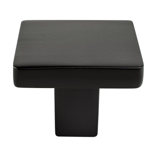 Berenson Contemporary Advantage One Matte Black Square Knob