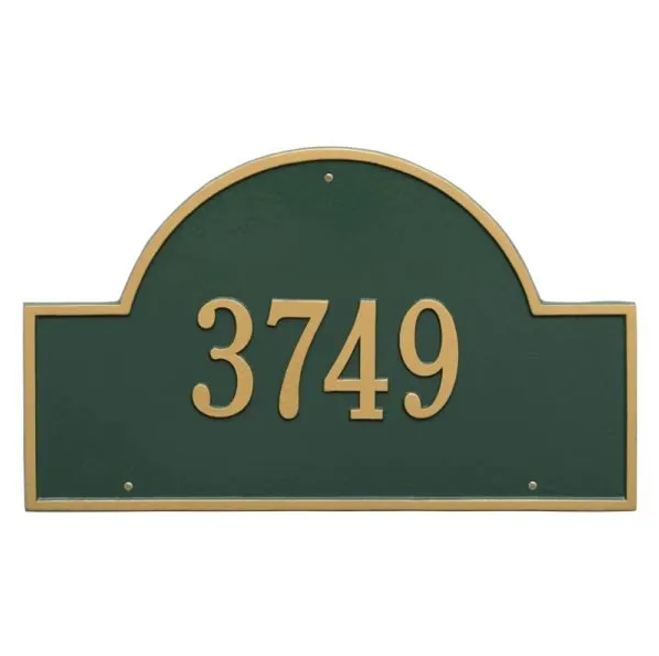 Whitehall Arch Marker Estate Wall - One Line