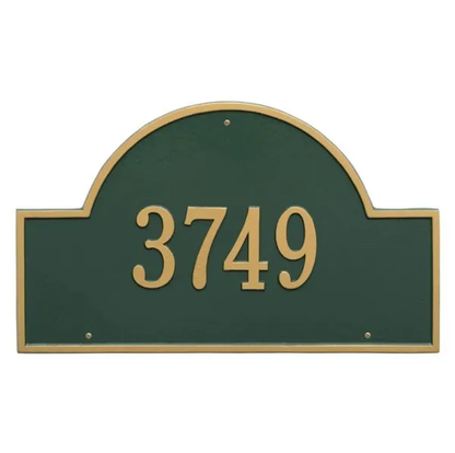 Whitehall Arch Marker Estate Wall - One Line