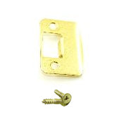 Schlage 10-027 Full Lip Strike Bright Brass