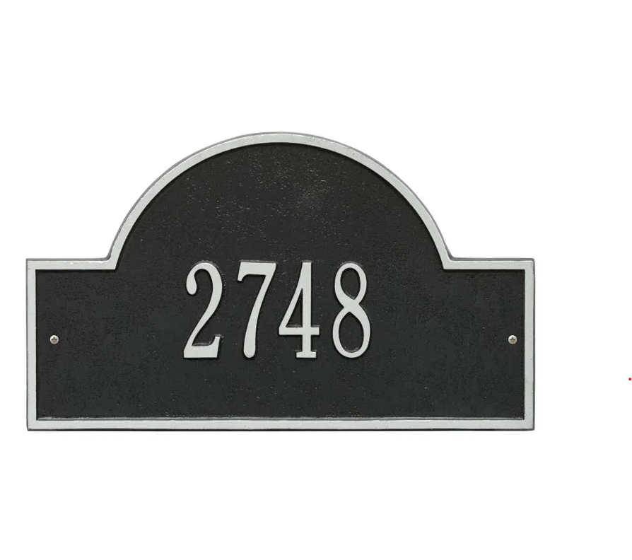 Whitehall Arch Marker Estate Wall - Two Line