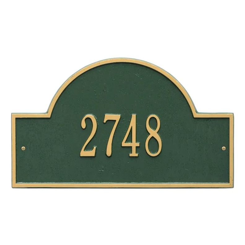 Whitehall Arch Marker Estate Wall - Two Line