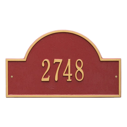 Whitehall Arch Marker Estate Wall - Two Line