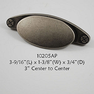 Cabinet Knob -  Shown in Aged Pewter