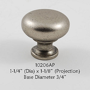 Cabinet Knob -  Shown in Satin Nickel