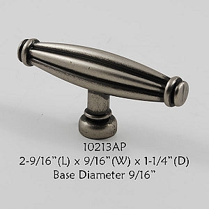 Cabinet Knob -  Shown in Aged Pewter