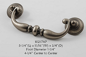 Cabinet Pull -  Shown in Aged Pewter