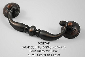 Cabinet Pull -  Shown in Venetian Bronze
