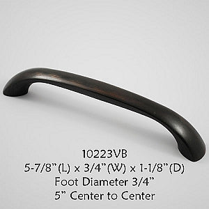 Cabinet Pull -  Shown in Venetian Bronze